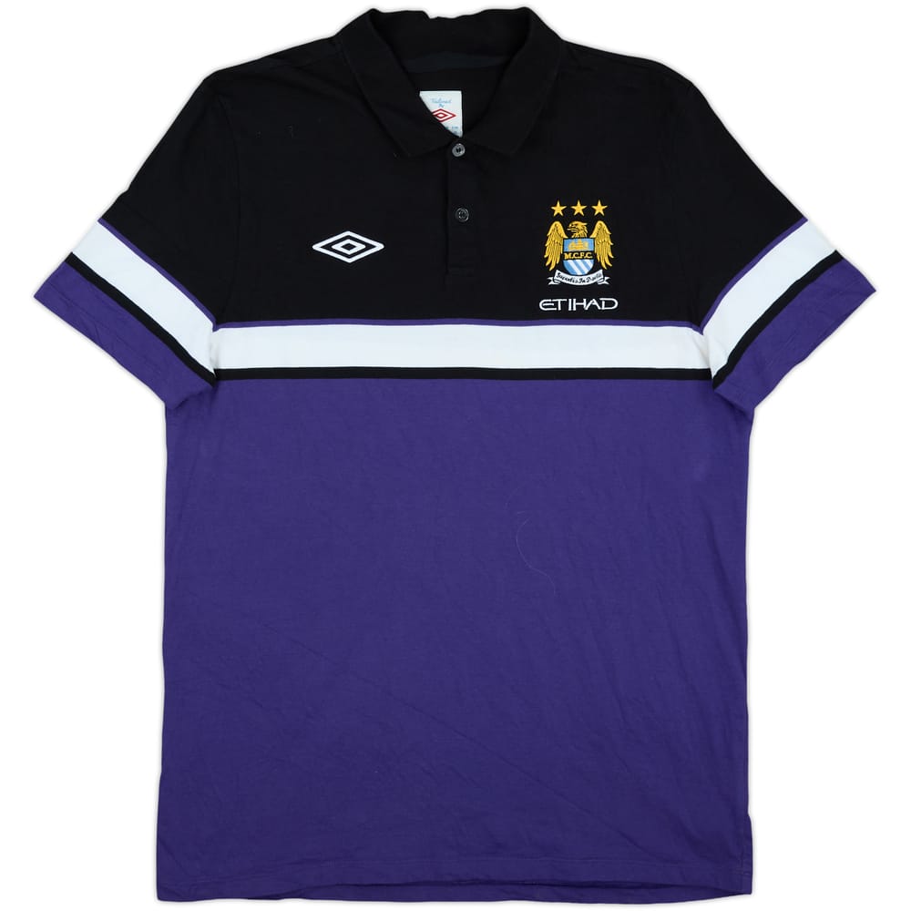 2010-11 Manchester City Umbro Polo Shirt - 8/10 - (XL)
