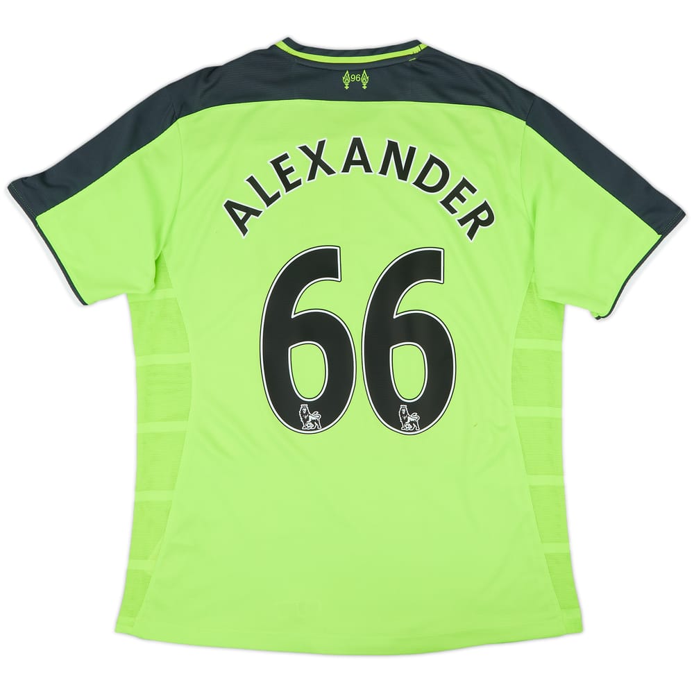 2016-17 Liverpool Third Shirt Alexander #66 - 7/10 - (L)