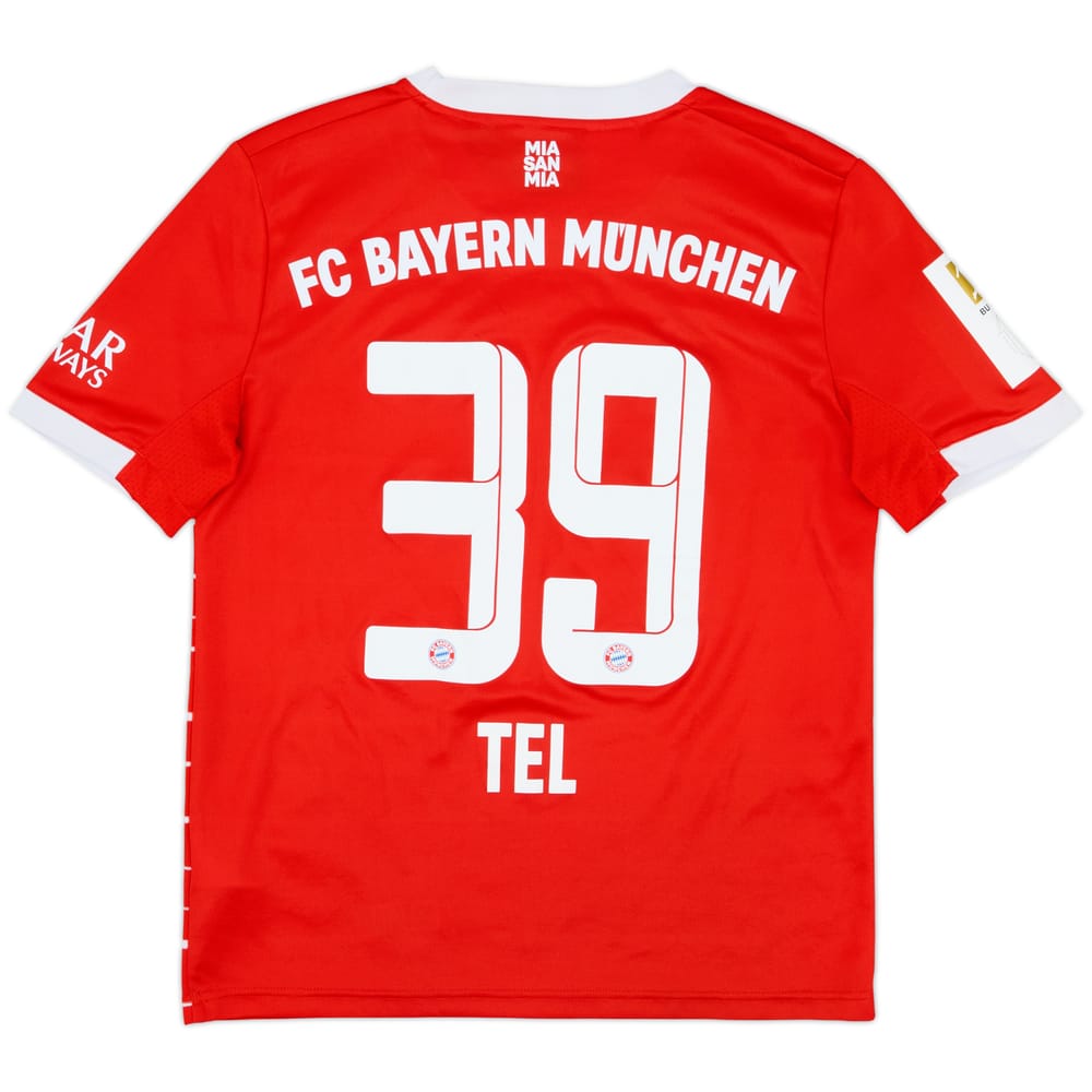 2022-23 Bayern Munich Home Shirt Tel #39 - 7/10 - (L.Boys)