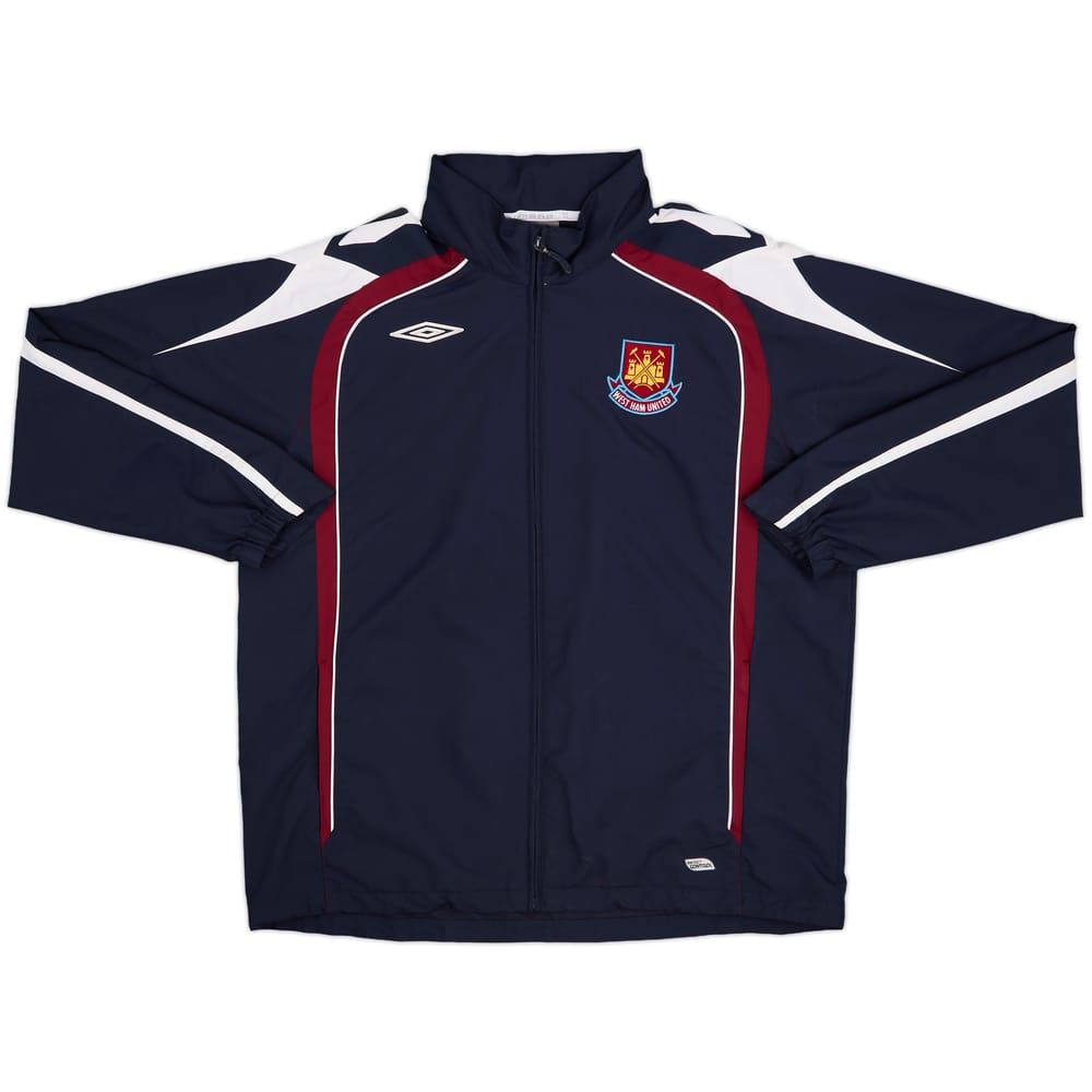 2009-10 West Ham Umbro Hooded Rain Jacket - 8/10 - (XL)