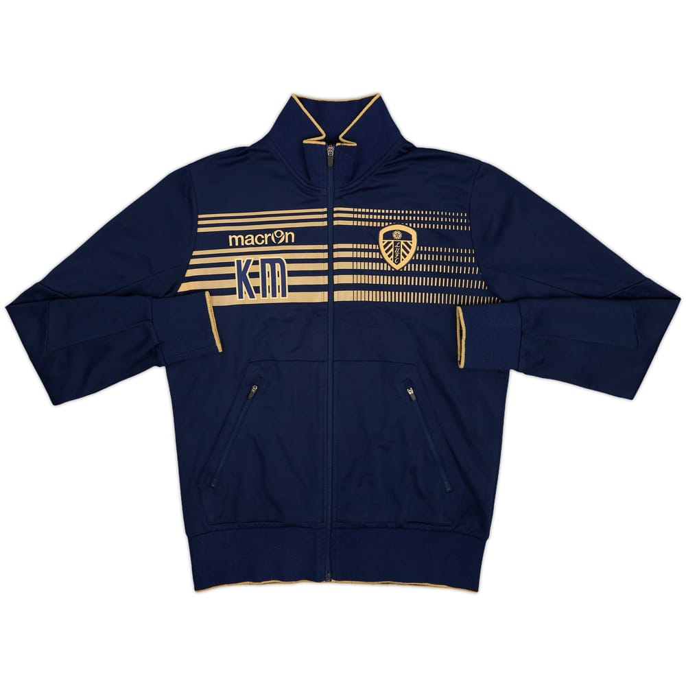 2013-14 Leeds United Staff Issue Macron Track Jacket KM - 8/10 - (M)