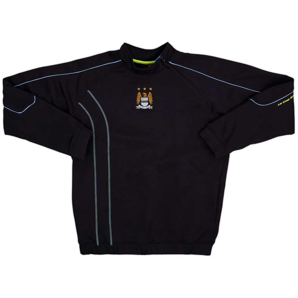 2007-09 Manchester City Le Coq Sportif 1/4 Zip Drill Top - 8/10 - (3XL)