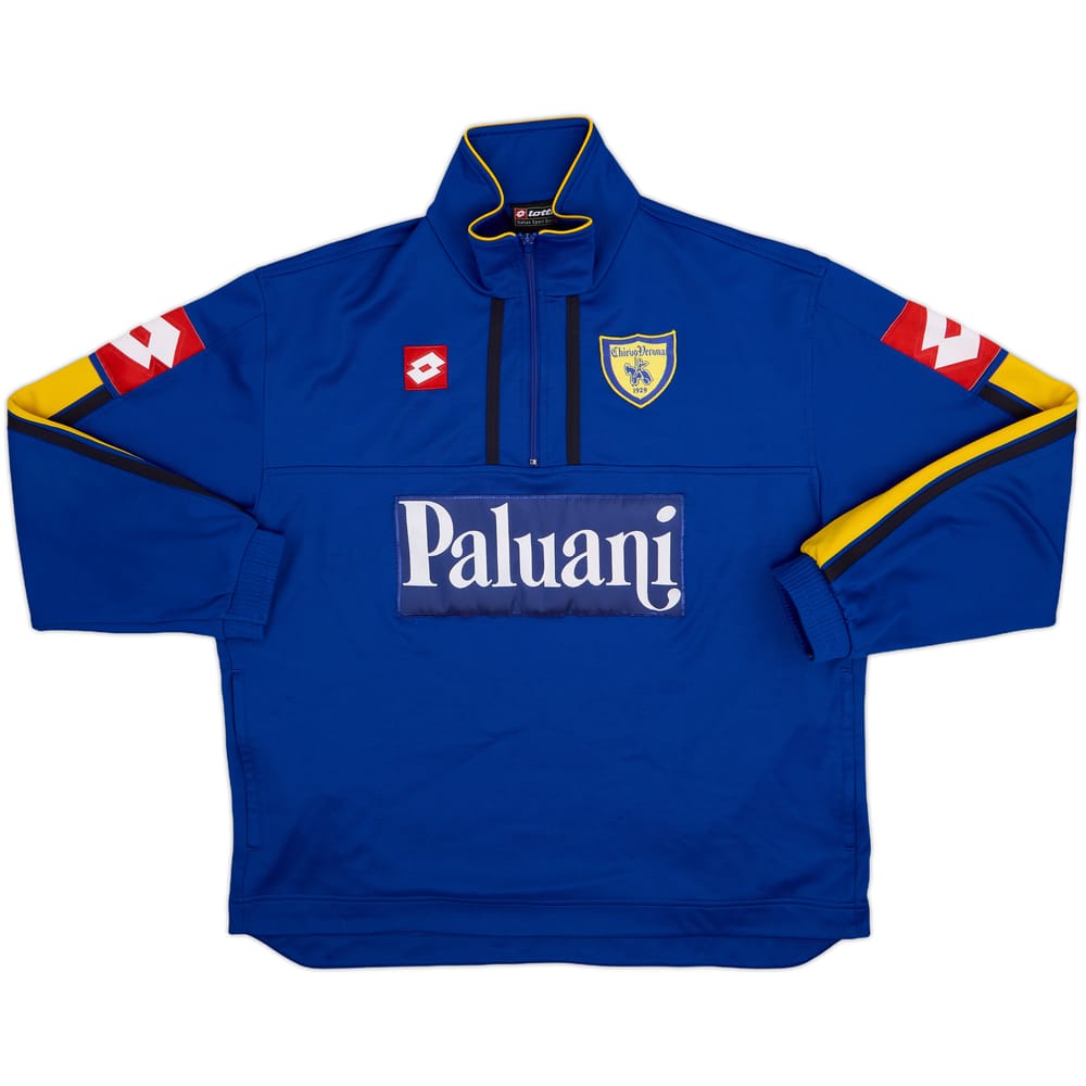 2006-07 Chievo Verona Lotto 1/4 Zip Drill Top - 8/10 - (XXL)