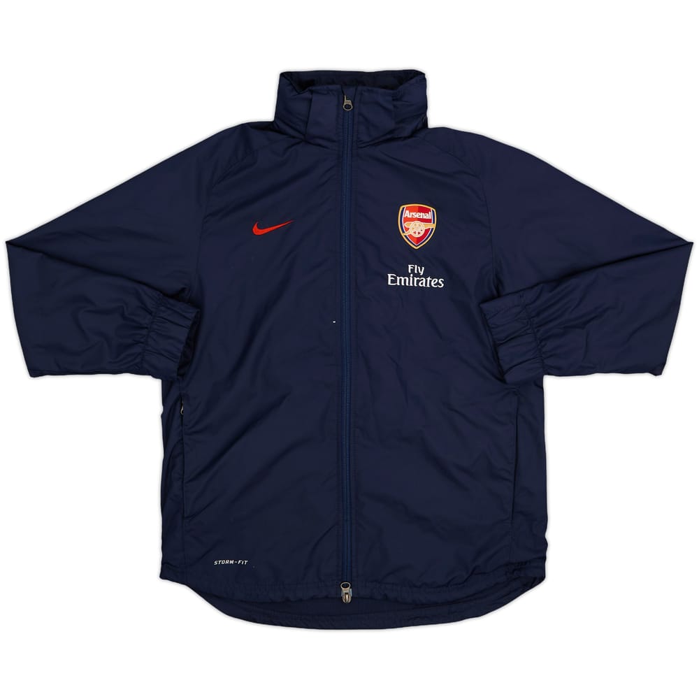 2011-12 Arsenal Nike Hooded Rain Jacket - 9/10 - (L.Boys)