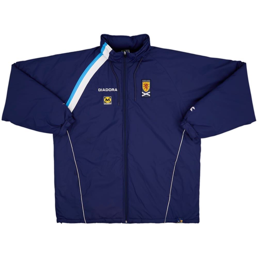 2005-06 Scotland Player Issue Diadora Padded Bench Coat - 9/10 - (XXL)