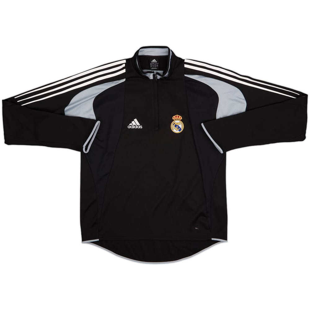 2004-05 Real Madrid adidas 1/4 Zip Training Top - 8/10 - (L)