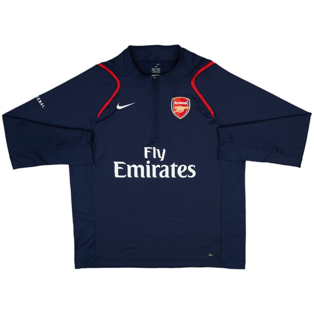 2006-07 Arsenal Nike 1/4 Zip Drill Top - 7/10 - (XL)