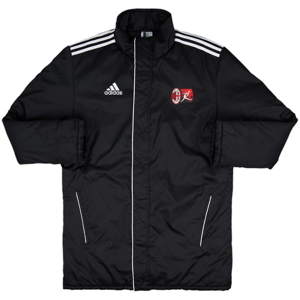 2012-13 AC Milan Academy adidas Hooded Padded Bench Coat - 8/10 - (M)