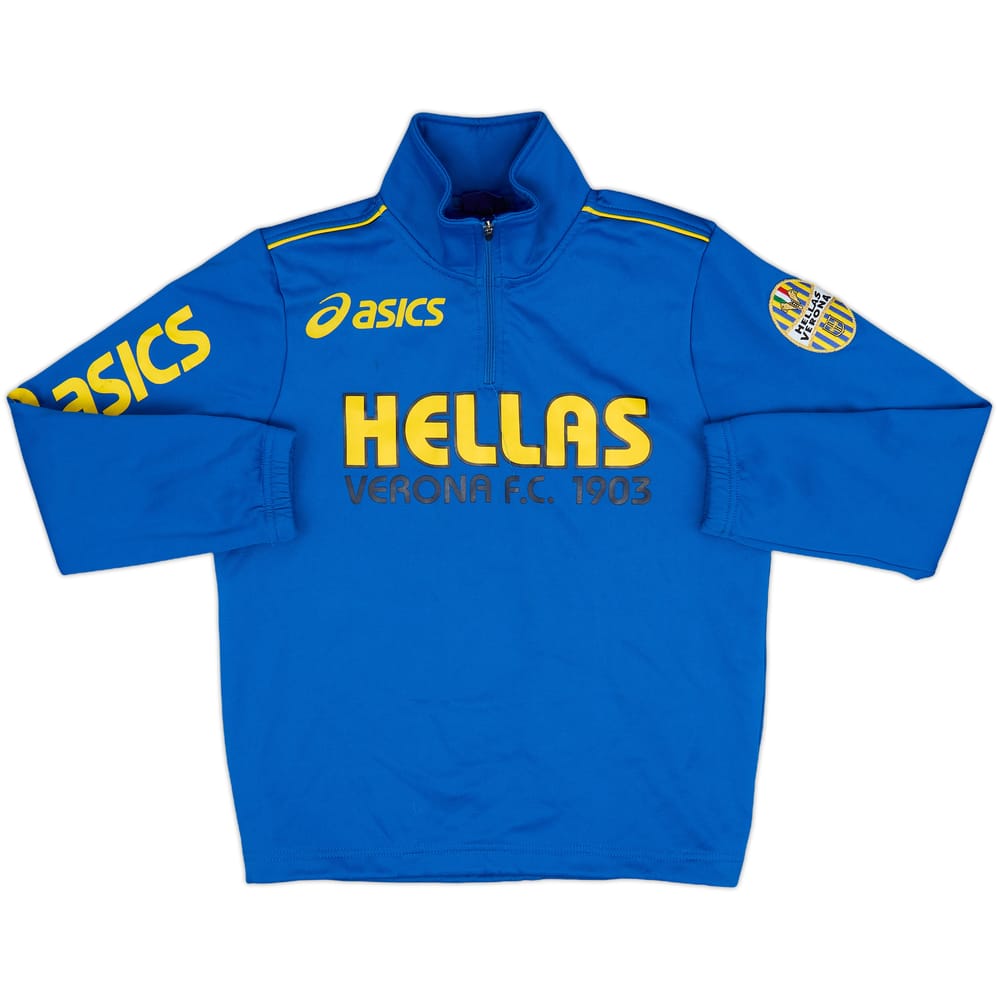 2007-08 Hellas Verona Asics 1/4 Zip Drill Top - 7/10 - (L.Boys)