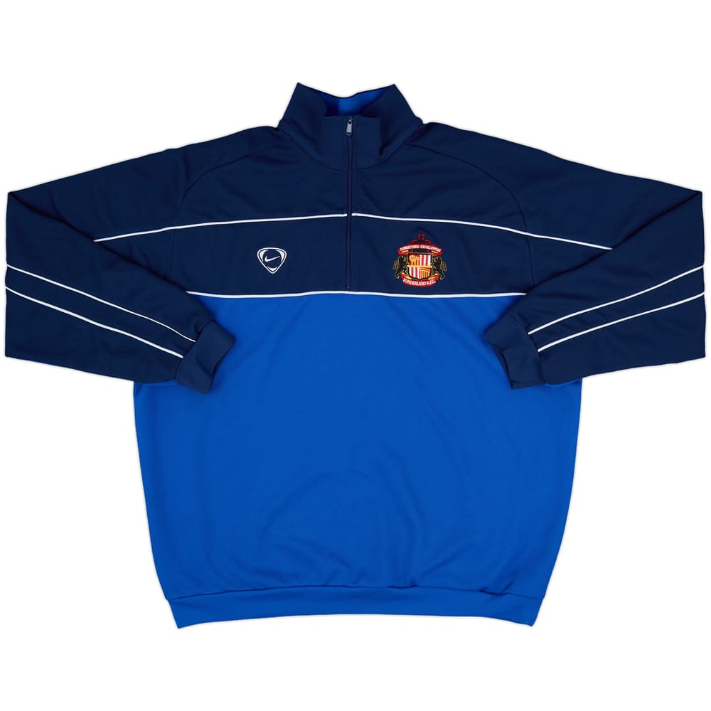 2001-02 Sunderland Nike 1/4 Zip Drill Top - 9/10 - (XL)