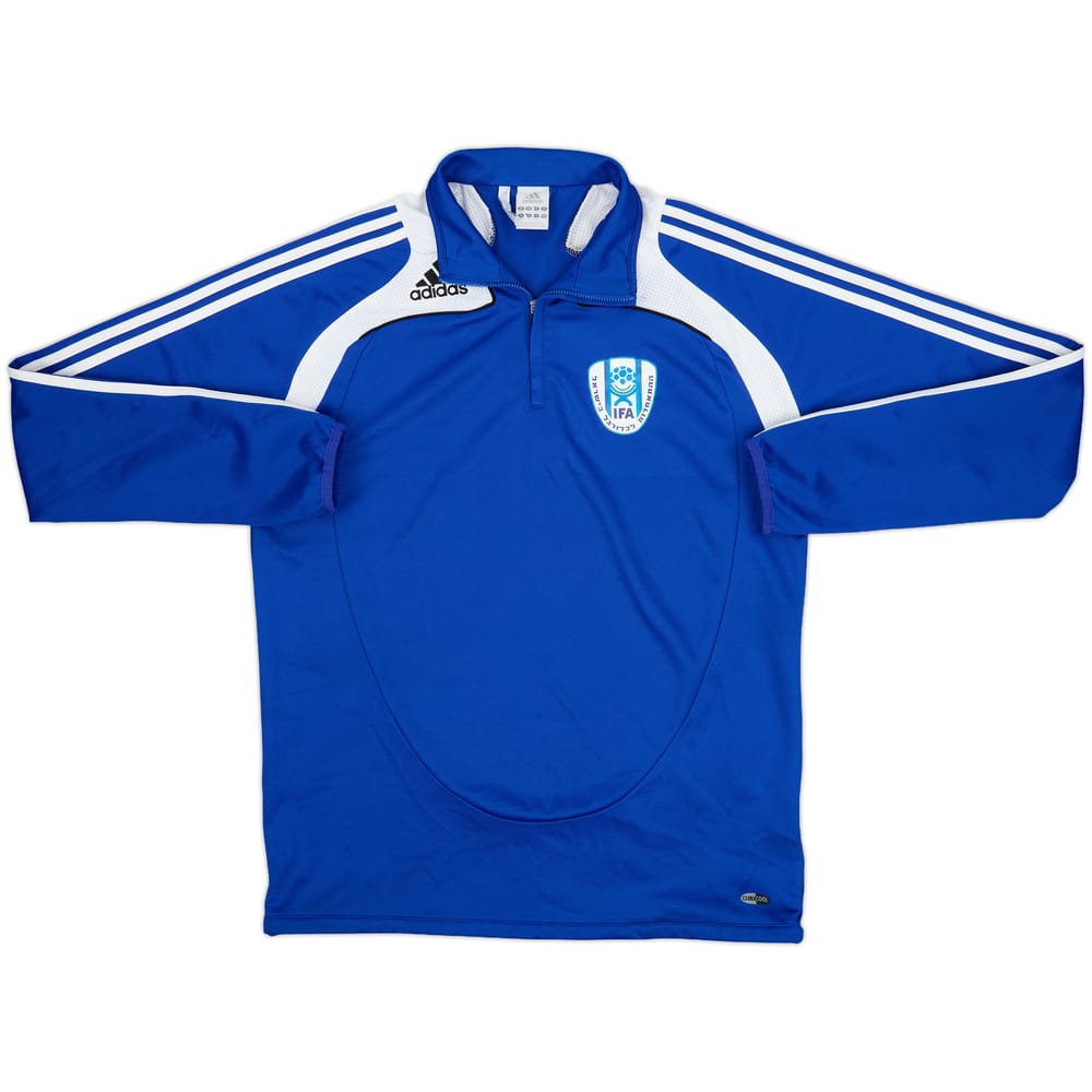 2008-10 Israel adidas 1/4 Zip Training Top - 8/10 - (L)