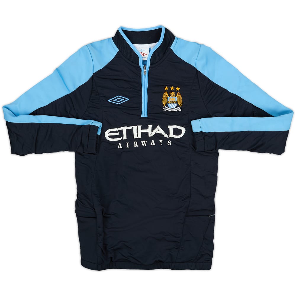 2012-13 Manchester City Umbro 1/4 Zip Drill Top - 6/10 - (M.Boys)