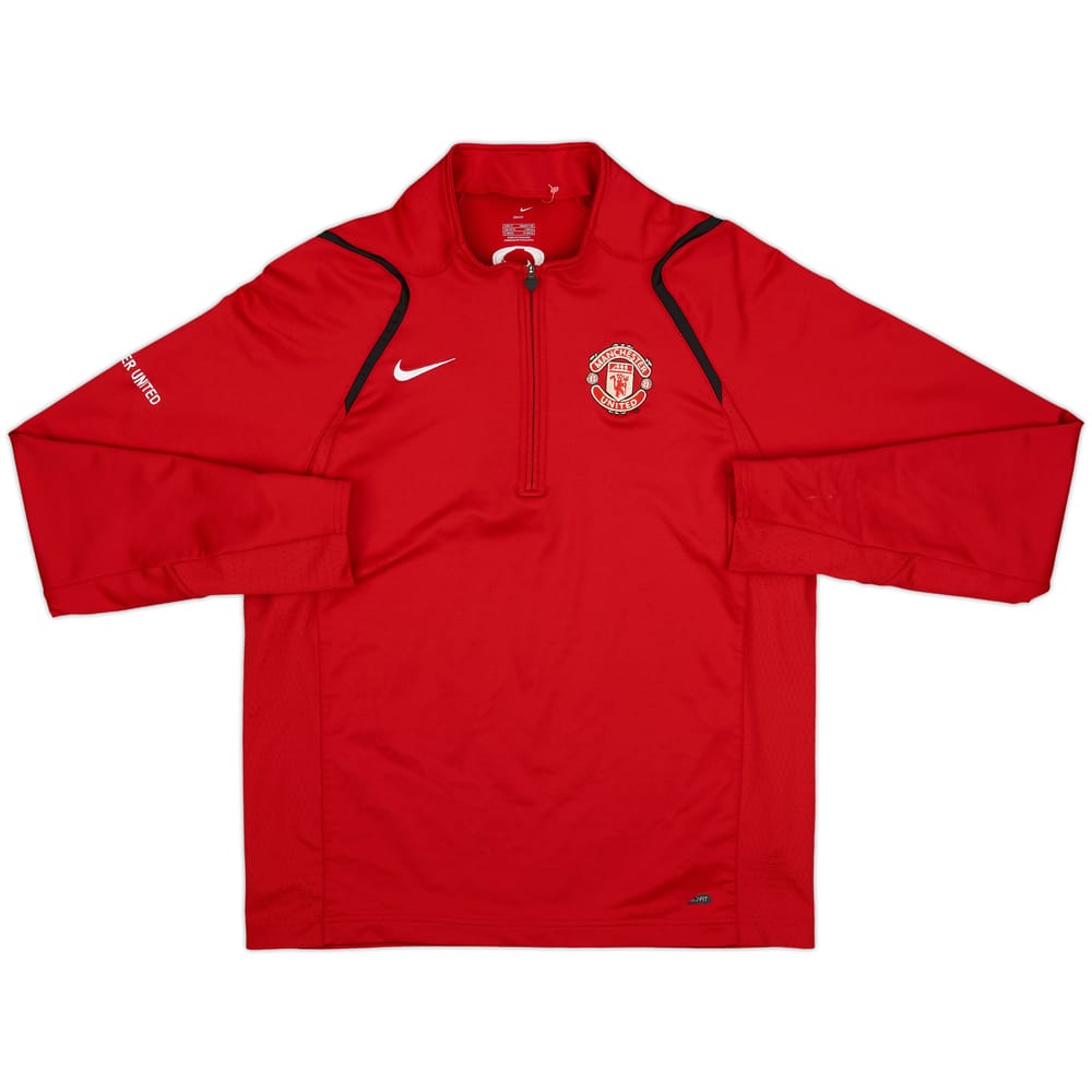 2006-07 Manchester United Nike 1/4 ZIp Drill Top - 8/10 - (M)