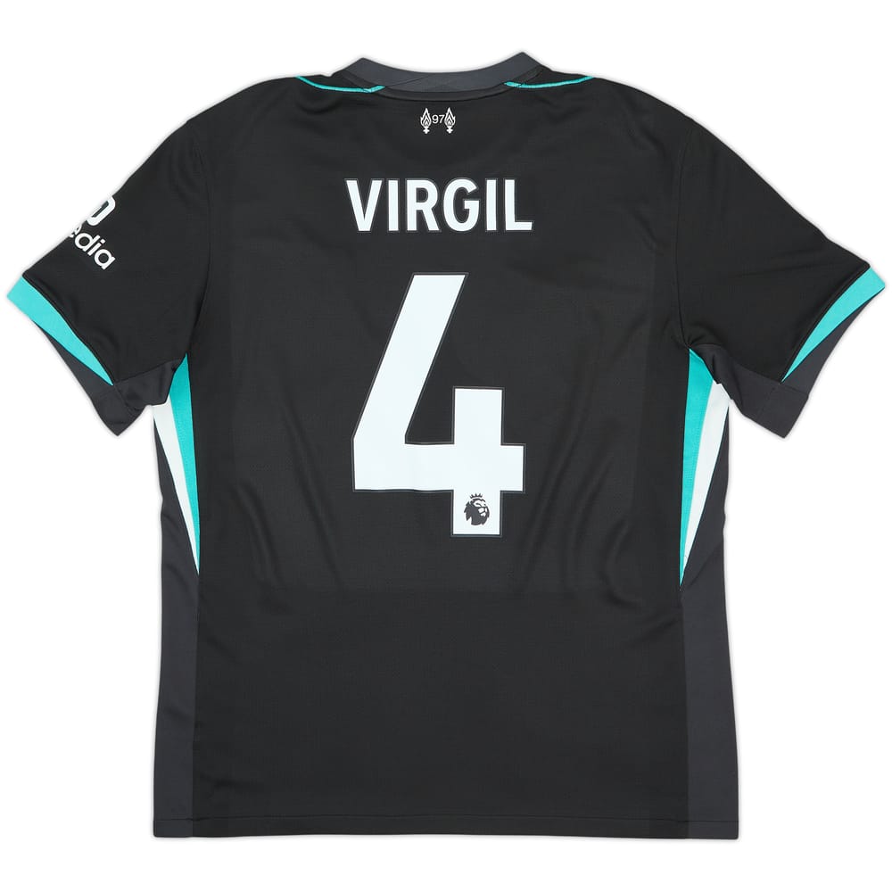 Camiseta de visitante del Liverpool 2024-25 Virgil #4 - 8/10 - (L)