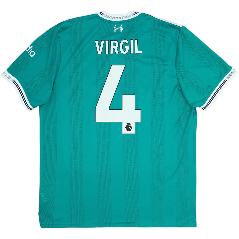 2025-26 Liverpool Authentic Third Shirt Virgil #4 - 9/10 - (XL)