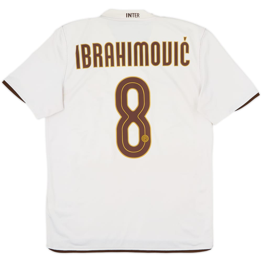 Camiseta de visitante del Inter Milan 2008-09 Ibrahimovic #8 - 5/10 - (M)