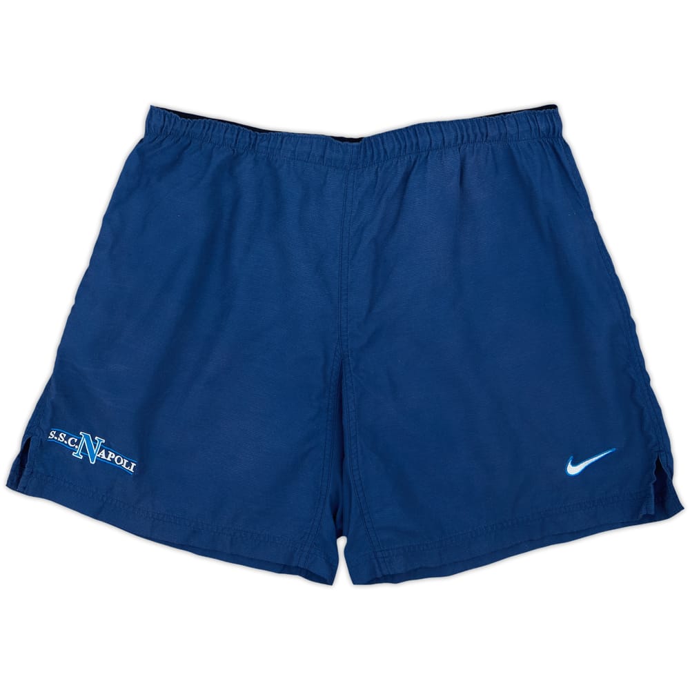 1998-99 Napoli Nike Training Shorts - 8/10 - (L)