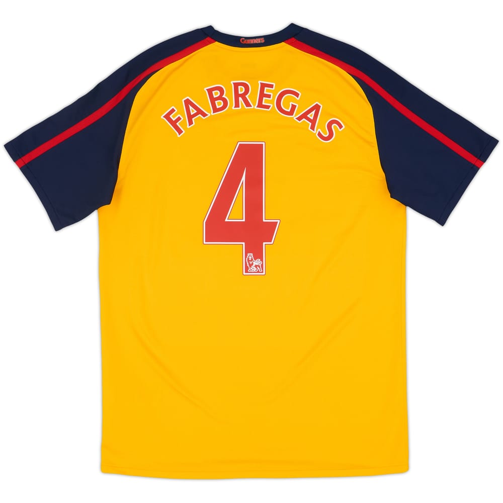 2008-09 Arsenal Away Shirt Fabregas #4 - 8/10 - (M)