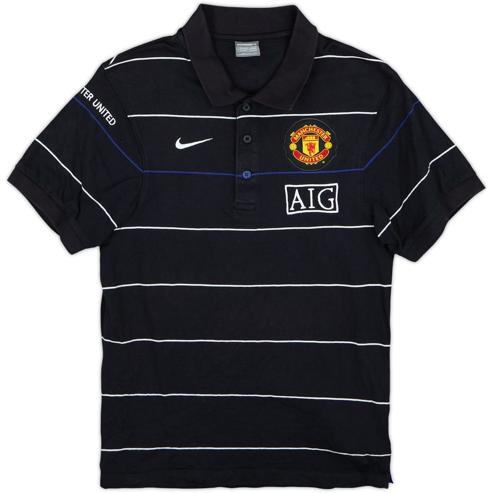 2008-09 Manchester United Nike Polo Shirt - 8/10 - (S)