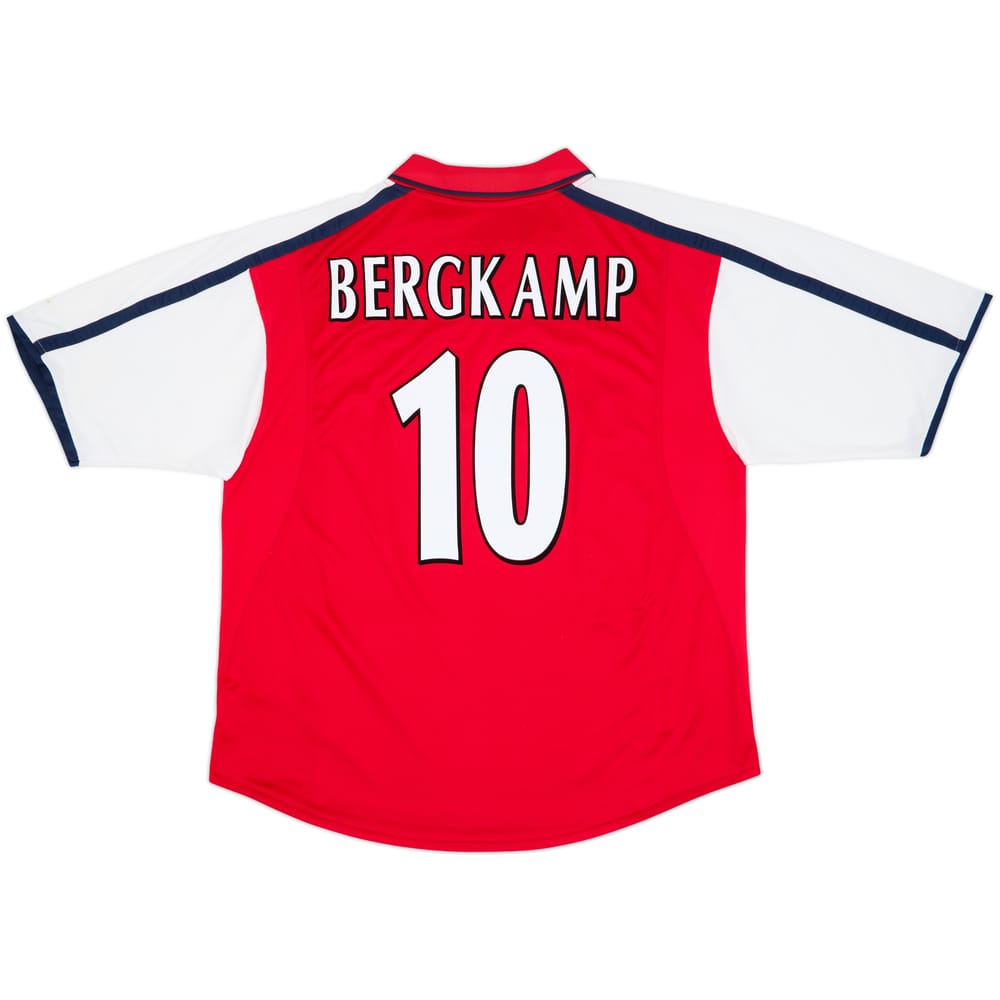 2000-02 Arsenal Home Shirt Bergkamp #10 - 9/10 - (XL)