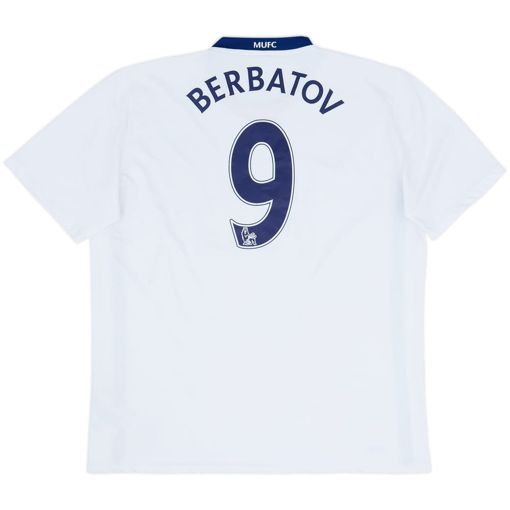 2008-10 Manchester United Away Shirt Berbatov #9 - 10/10 - (XL)