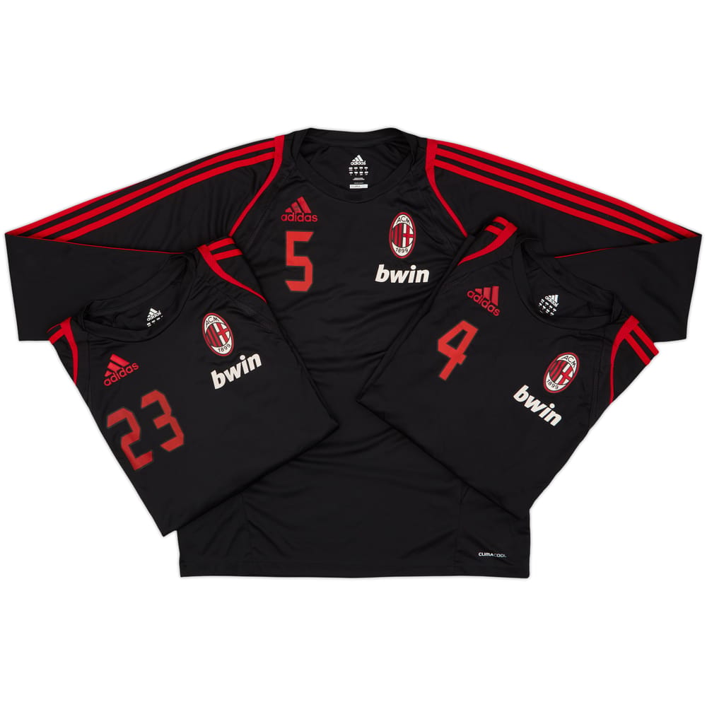 2009-10 AC Milan Player Issue adidas Training L/S Shirt - 10/10 # - (L/XL)
