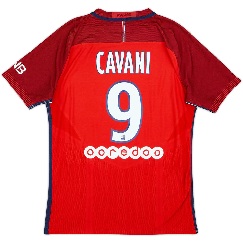 2016-17 Paris Saint-Germain Authentic Away Shirt Cavani #9 - 6/10 - (M)
