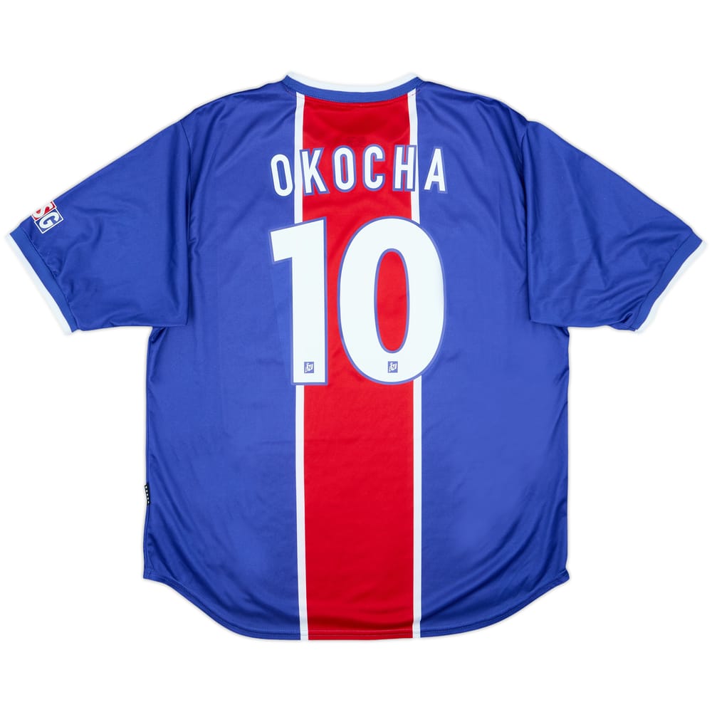 1999-00 Paris Saint-Germain Home Shirt Okocha #10 - 8/10 - (XL)