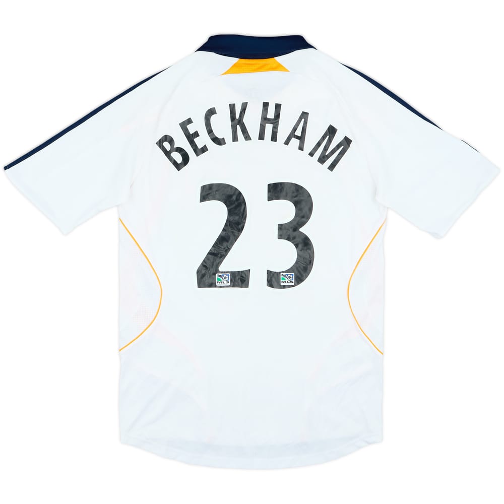 2007-08 LA Galaxy Home Shirt Beckham #23 - 6/10 - (S)