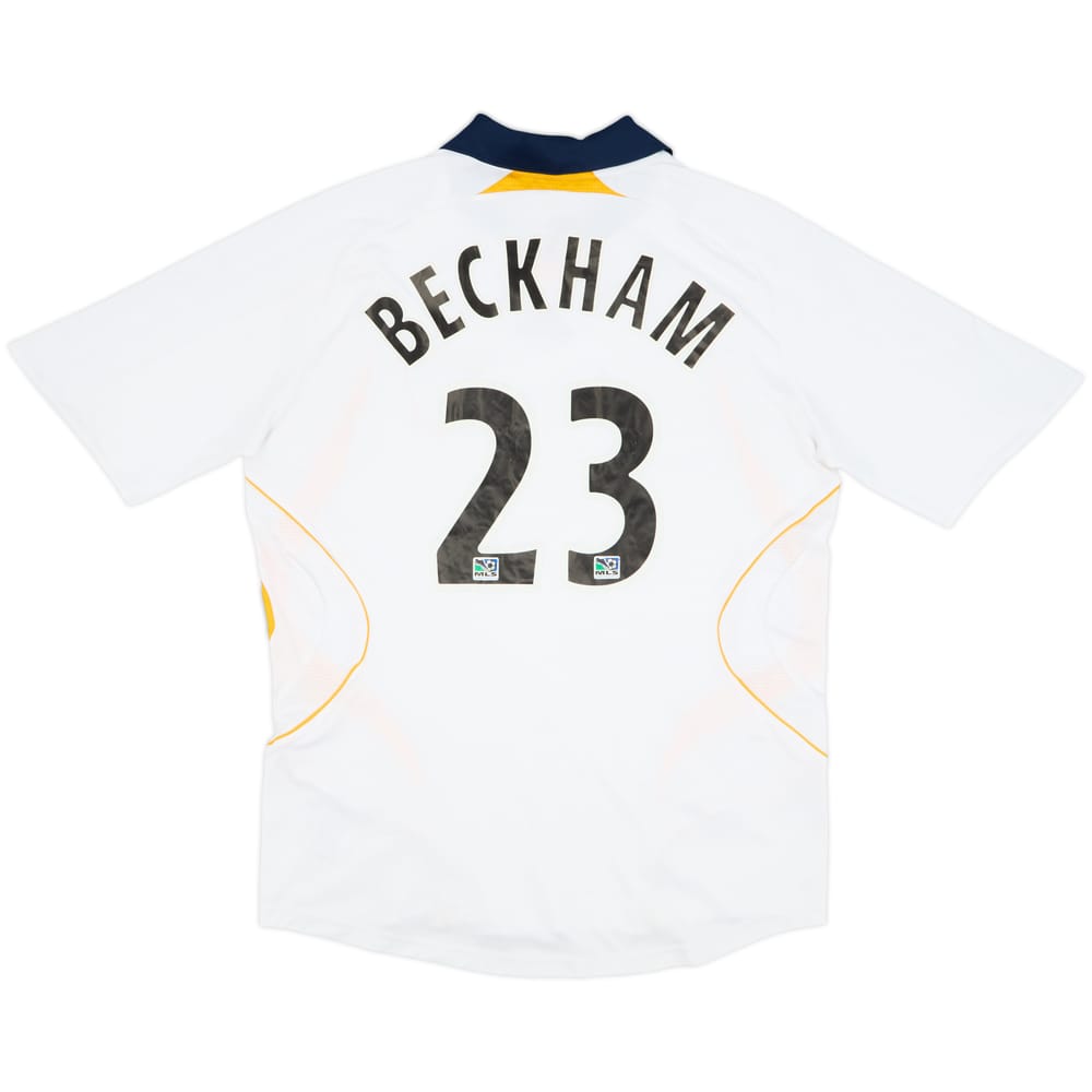 2007-08 LA Galaxy Home Shirt Beckham #23 - 4/10 - (L)