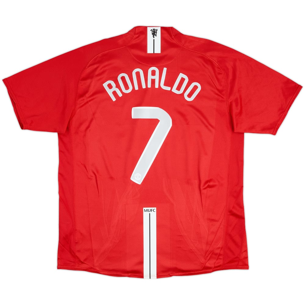 2007-09 Manchester United Home Shirt Ronaldo #7 - 6/10 - (XL)