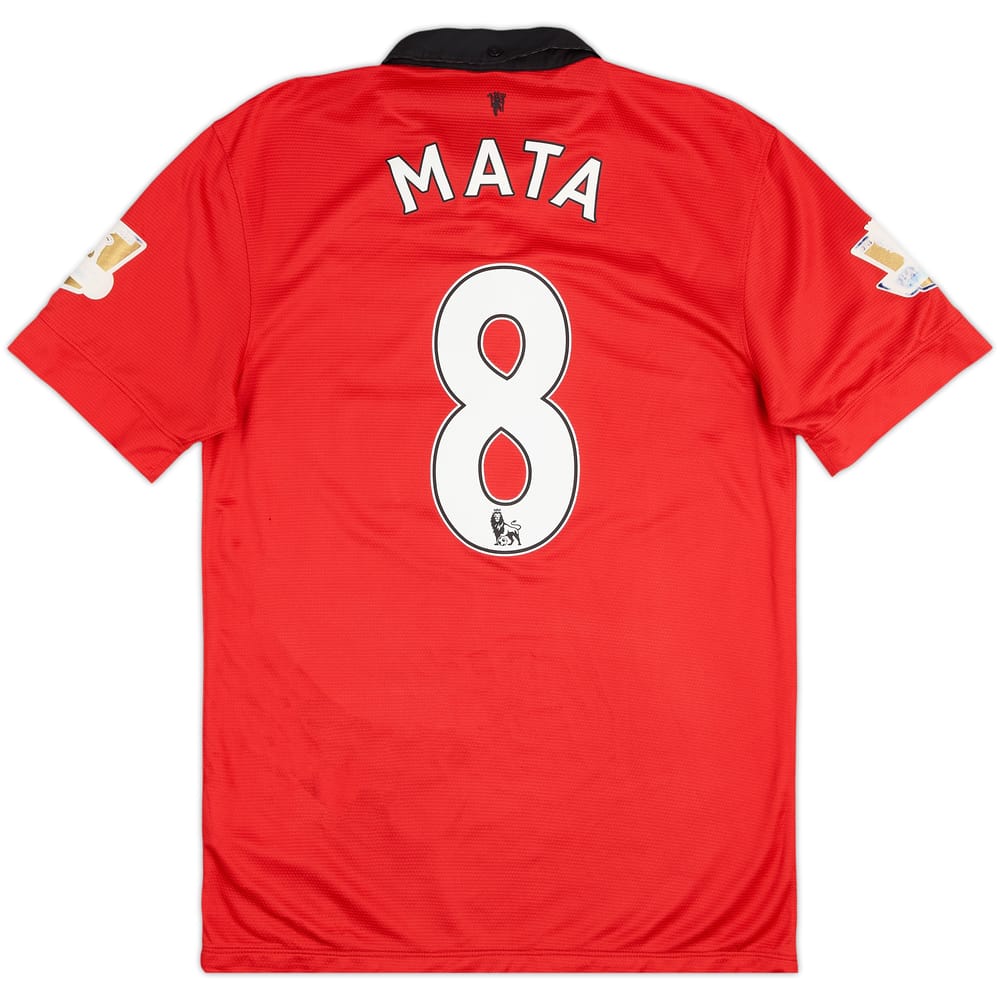 2013-14 Manchester United Home Shirt Mata #8 - 5/10 - (S)