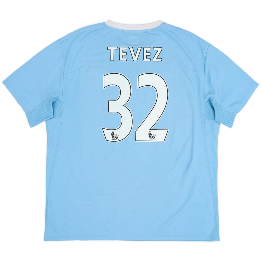 2009-10 Manchester City Home Shirt Tevez #32 - 5/10 - (XL)