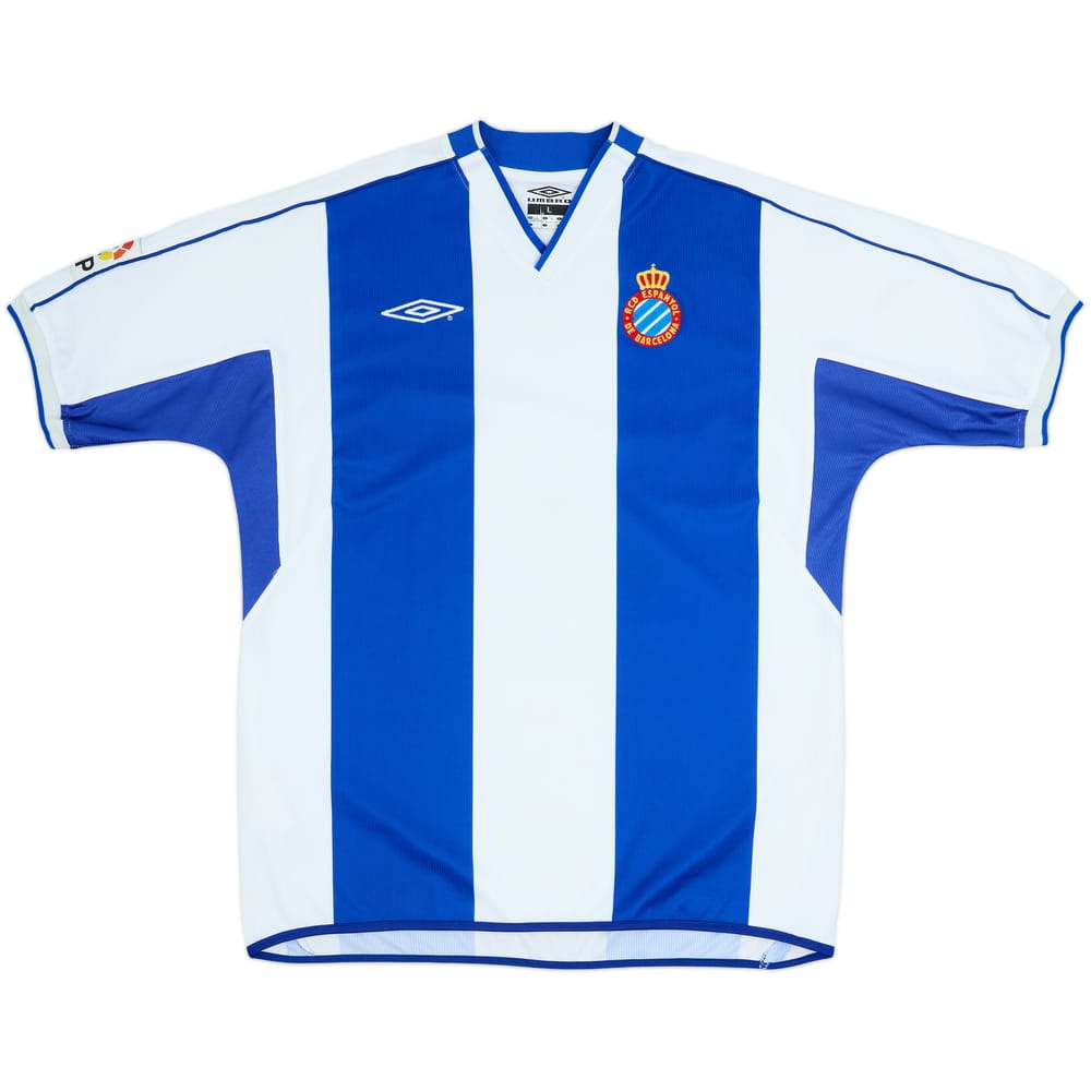 2002-03 Espanyol Maillot Domicile - 8/10 - (L)