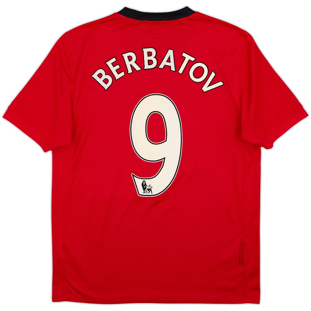 2009-10 Manchester United Home Shirt Berbatov #9 - 6/10 - (M)