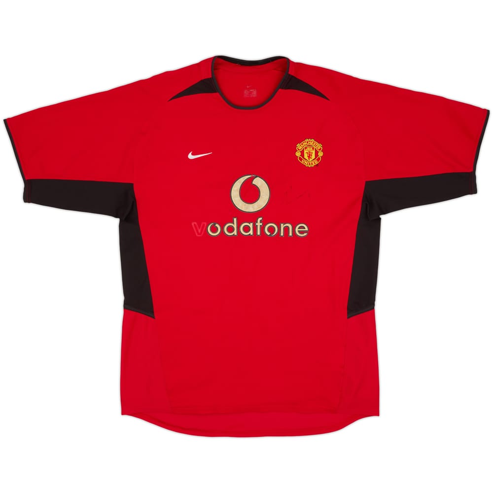 2002-04 Manchester United Home Shirt - 4/10 - (XL)