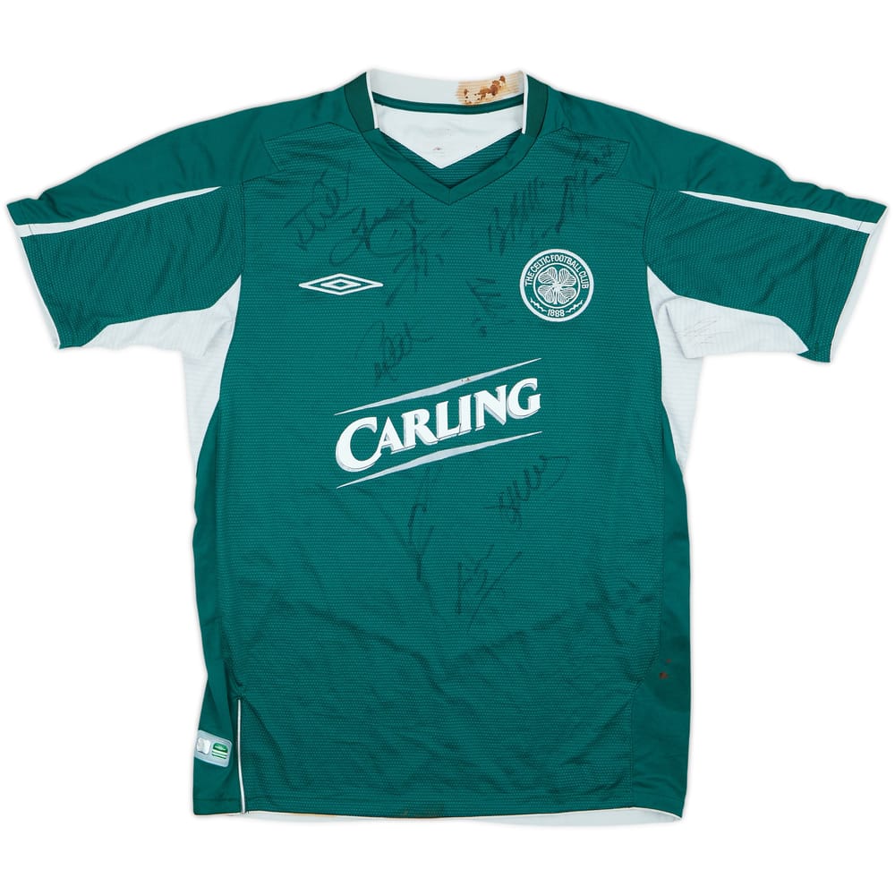 2004-05 Celtic Signed Away Shirt - 5/10 - (S)