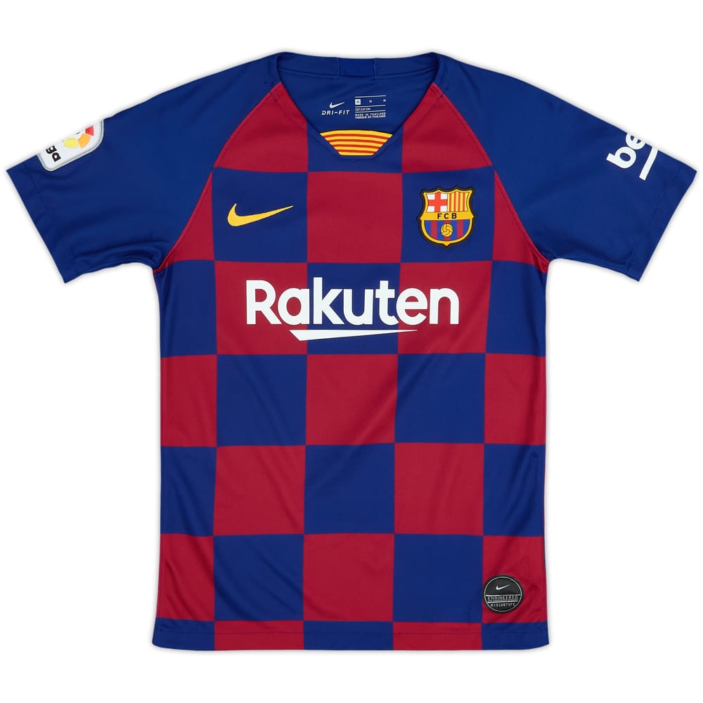 2019-20 Barcelona Home Shirt - 10/10 - (M.Boys)