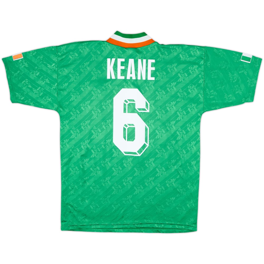 1994 Ireland Home Shirt Keane #6 - 8/10 - (M)