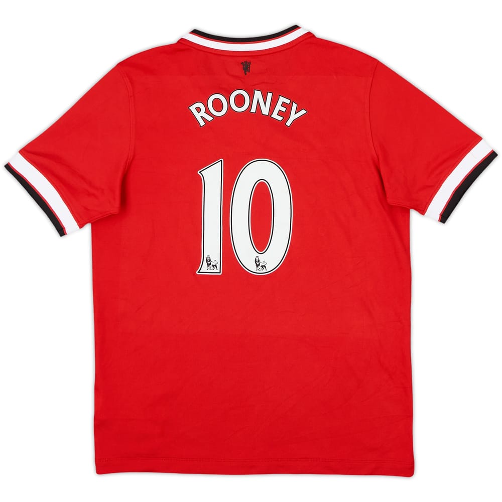 2014-15 Manchester United Home Shirt Rooney #10 - 5/10 - (L.Boys)