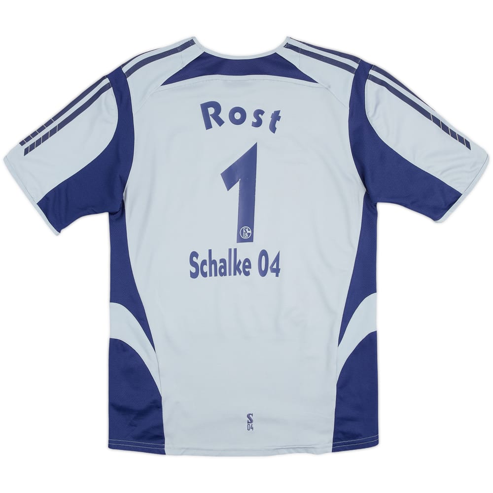 Camiseta de visitante del Schalke 2005-07 Rost #1 - 6/10 - (XL.Niños)
