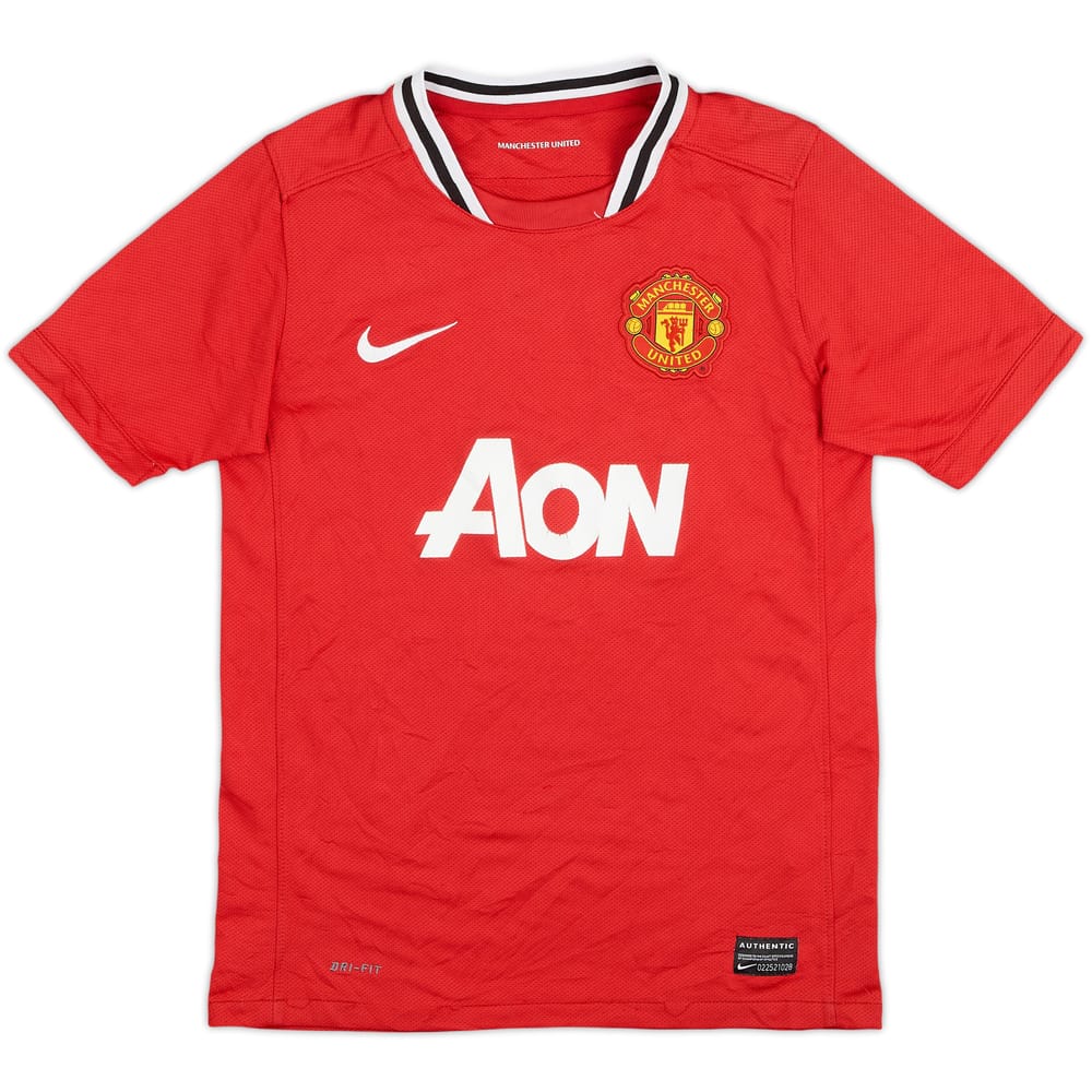 2011-12 Manchester United Home Shirt - 5/10 - (M.Boys)