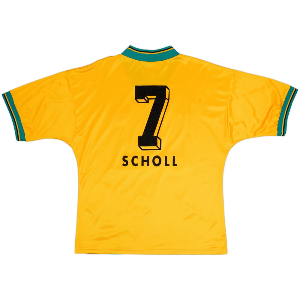 1993-96 Bayern Munich Away Shirt Scholl #7 - 7/10 - (L/XL)