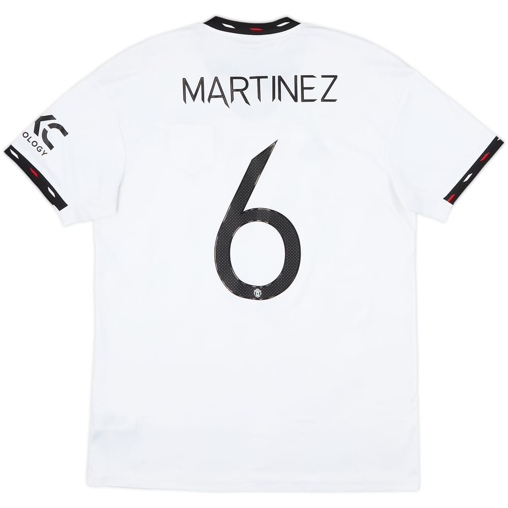 2022-23 Manchester United Away Shirt Martinez #6 - 8/10 - (L)