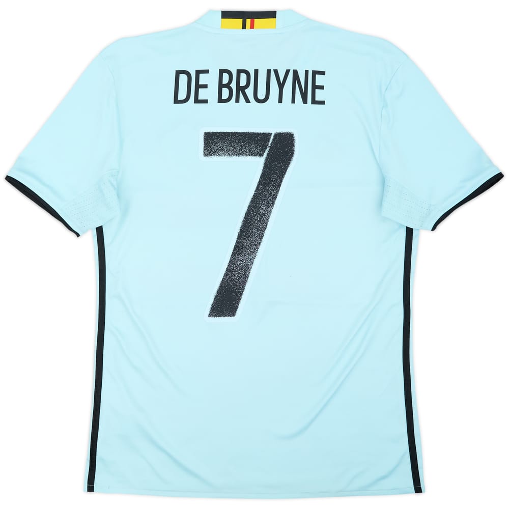 2016-17 Belgium Away Shirt De Bruyne #7 - 6/10 - (S)