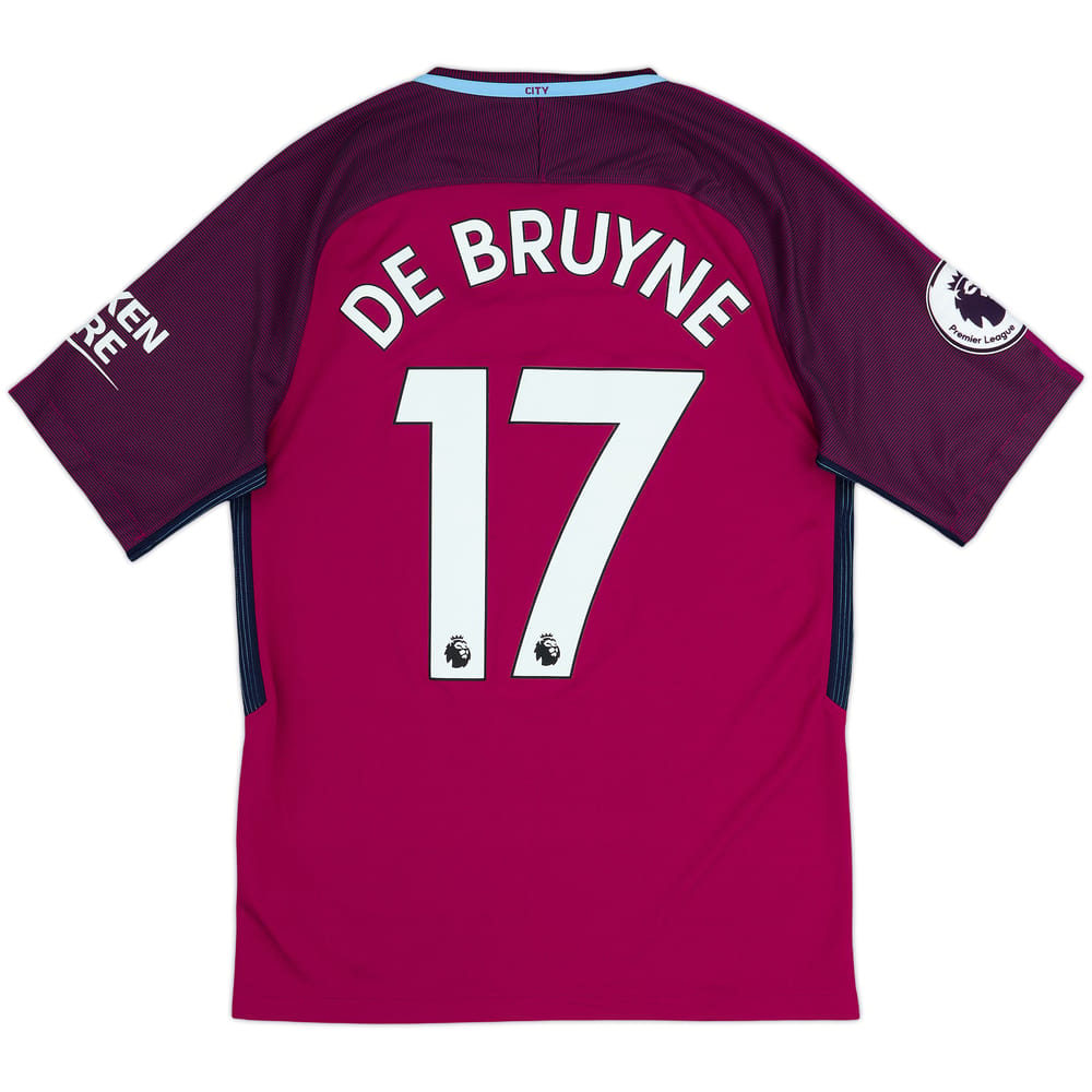 2017-18 Manchester City Away Shirt De Bruyne #17 - 6/10 - (S)