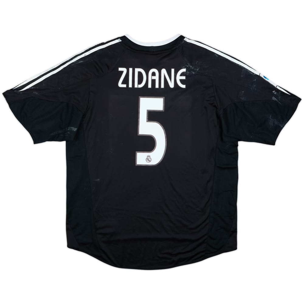 2004-05 Real Madrid Away Shirt Zidane #5 - 4/10 - (XL)