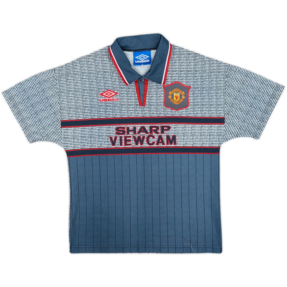 1995-96 Manchester United Away Shirt - 8/10 - (12-13 Years)