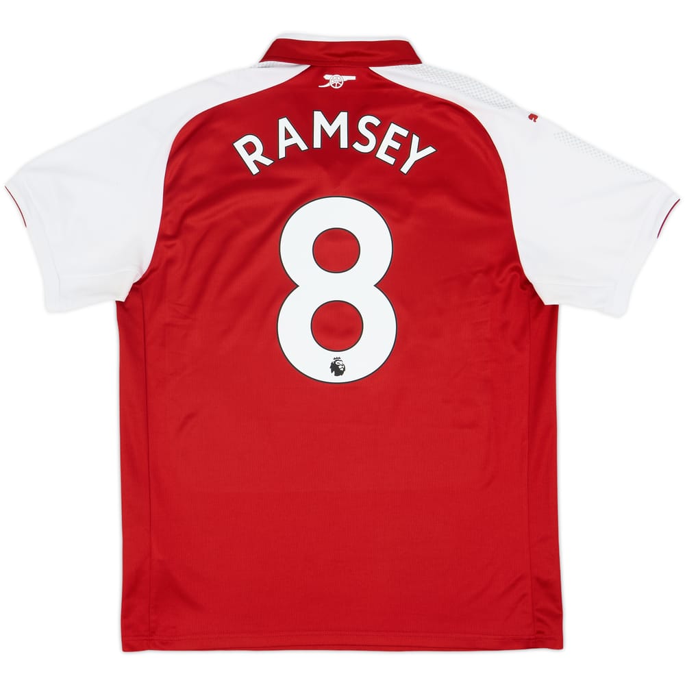 2017-18 Arsenal Home Shirt Ramsey #8 - 9/10 - (S)