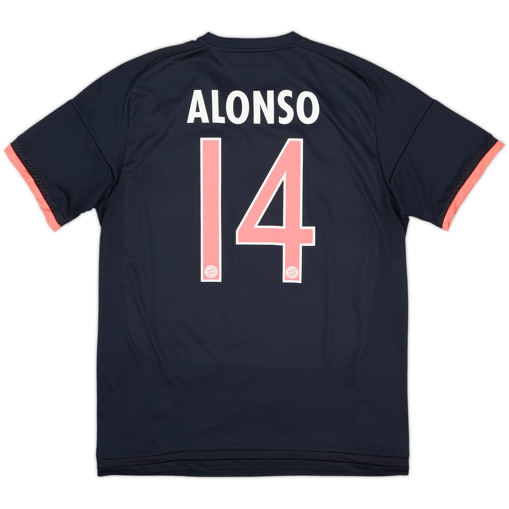 2015-16 Bayern Munich Third Shirt Alonso #14 - 5/10 - (M)